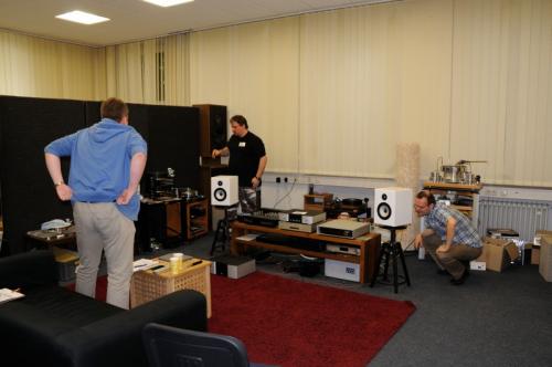 die Jury im Hörraum mit der Little Harry TB AL